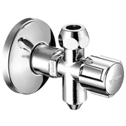 Schell Comfort Eckventil 049250699 G 1/2 AG x G 3/8 AG, mit Entleerungsstutzen, verchromt
