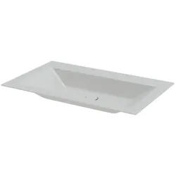 Bette Loft Einbau-Waschtisch A230-410PW 80x49,5x10cm, PW, silver