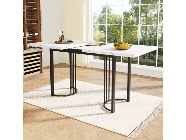Table à manger extensible (140 - 179 5 × 80cm) table à manger extensible table à manger de cuisine d'économie d'espace salle à