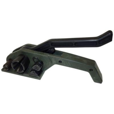 Kraftbandspanner TC 13-25 mm Heavy Duty, für Bandbreite 13-25 mm, integrierte Schnellspannvorrichtung, Klemmplatte wechselbar, Recycling-PP, anthrazit