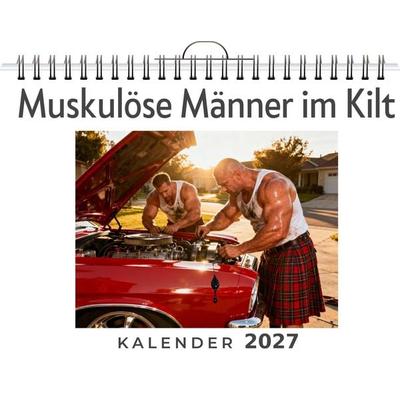 Muskulöse Männer im Kilt
