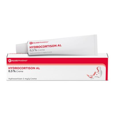 ALIUD Pharma GmbH Hydrocortison AL 0,5 % Creme bei allergischen Erkrankungen der Haut 15 g 14372260