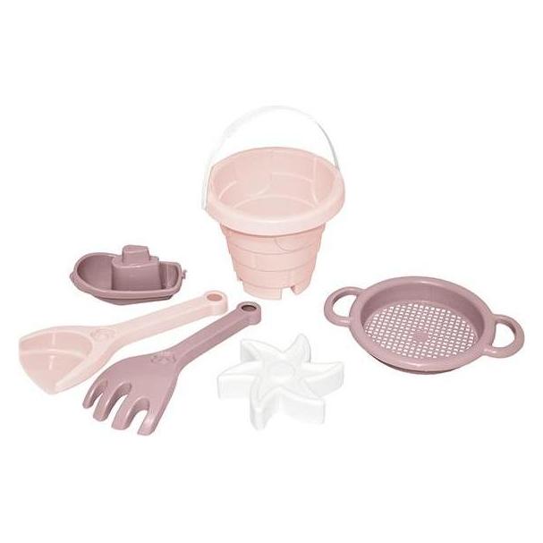 Wader Sandkastenset "Zuckerwatteschloss" in Rosa, 6-teilig (57949383)