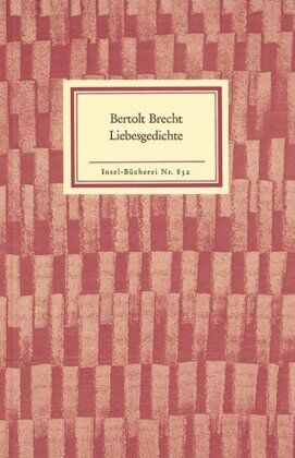 Bertolt Brecht - Liebesgedichte (Insel Bücherei) - Preis vom 11.10.2026 15:43:13 h