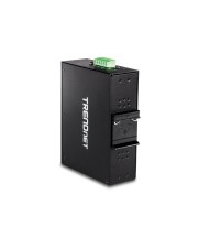 TRENDnet Switch nicht verwaltet 8 x 10/100/1000 PoE+ + 2 x Kombi-Gigabit-SFP an DIN-Schiene montierbar wandmontierbar 240 W Gleichstrom (TI-PG102)