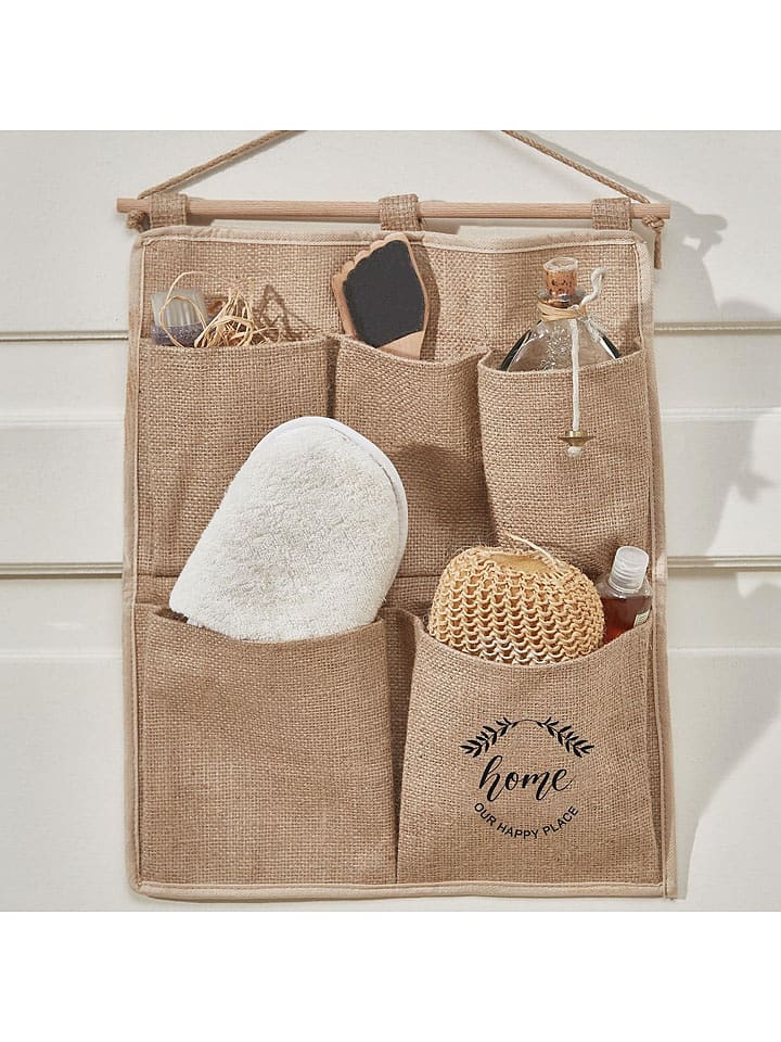 ABERTO DESIGN Hängeorganizer in Hellbraun - (B)35 x (H)45 cm - onesize