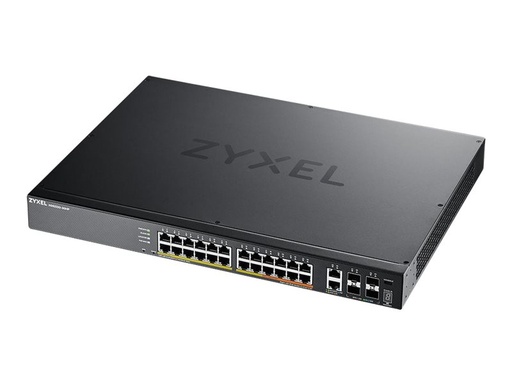 ZyXEL XGS2220 Series XGS2220-30HP - Switch - 24-Port GbE L3 Access, NebulaFLEX Cloud, mit 6 10G Uplink - managed - 16 x 10/100/1000 (PoE+) (XGS2220-30HP-EU0101F)