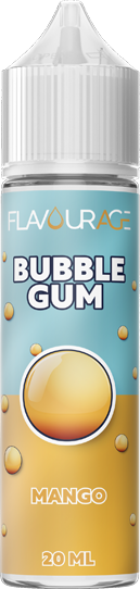 Flavourage Bubble Gum Mango Liquido Shot 20ml Chewing Gum Mango Ghiaccio