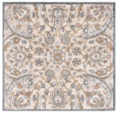 SAFAVIEH Handmade Bella Faith Modern Floral Wool Rug