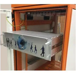 Schroff Montagesatz Teleskops.Slim, Serverschrank Zubehör, Schwarz