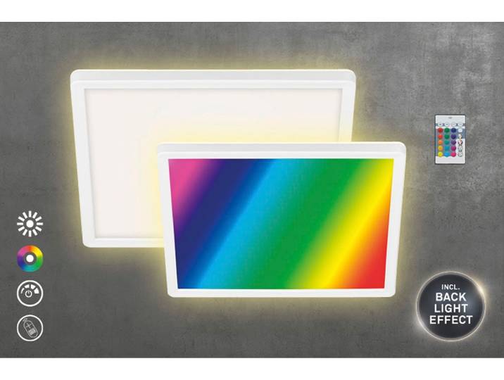 BRILONER LEUCHTEN LED Panel SLIM , weiß (weiß, neutral), Leuchten, LED Panel