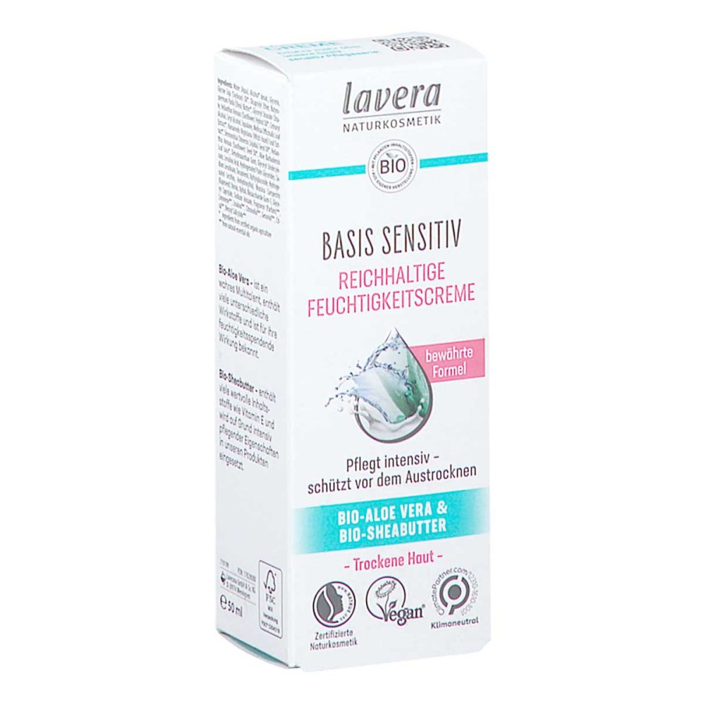 LAVERANA GMBH & Co. KG Lavera Basis Sensitiv Reichhalt.feuchtigkeitscreme 17828080