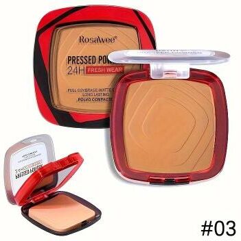 Uplift Picks Matte Pressed Powder Foundation Full Coverage Long Lasting Oil Control Compact 03