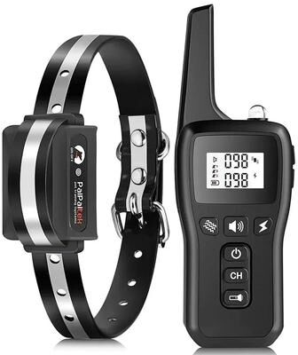 Inspired Living PawControl Pro 1000M Remote Dog Training Collar black 1 Collar