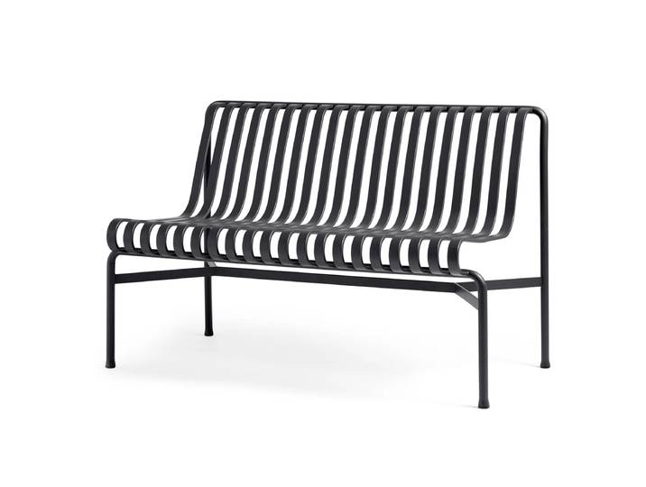 HAY - Palissade Dining Bench ohne Armlehnen, anthrazit