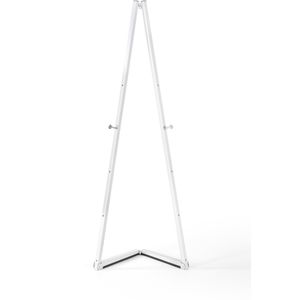 Update-Displays Staffelei Aluminium, weiß, klappbar, Höhe gesamt 150 cm, Bildhöhe bis 119 cm