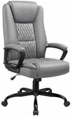 Bossin Big and Tall Office Chair High Back Executive Chair Ergonomic Adjustable Executive Leather Chair,400lbs