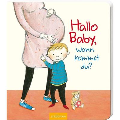 Hallo Baby, wann kommst du?, Gebundene Ausgabe von Lydia Hauenschild, arsedition