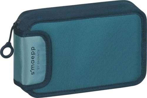 BRUNNEN Federmäppchen befüllt s'maepp Colour Code denim denim 17-teilig, 20,0 x 4,5 cm