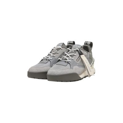 Sneaker REPLAY "Replay FIELD 2.0", Herren, Gr. 42, grau (silber), Leder, Schuhe Sneaker