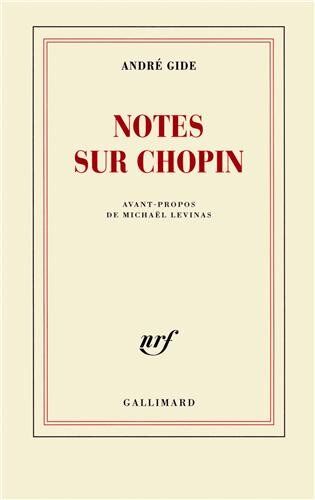 André Gide - Notes sur Chopin - Preis vom 09.10.2026 07:28:09 h
