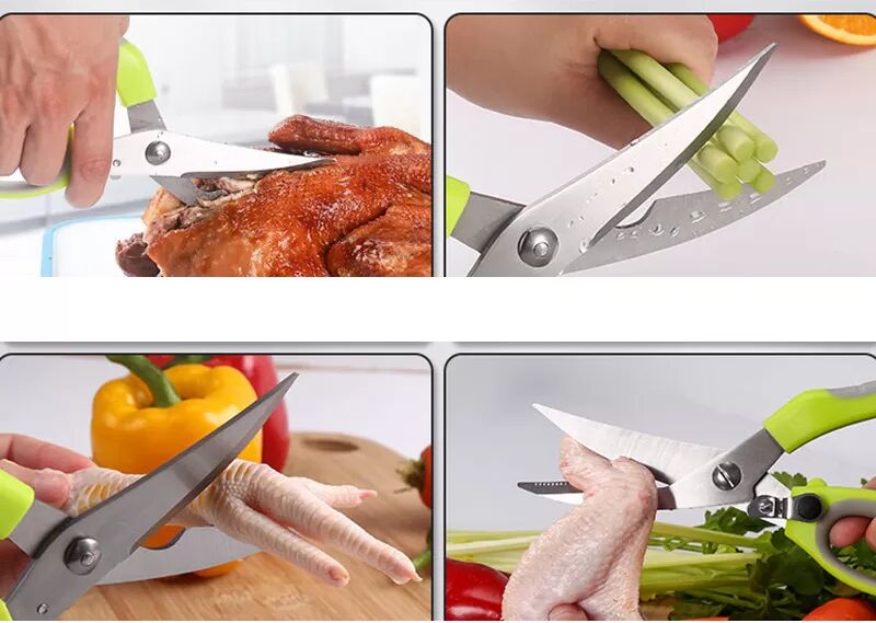 INF Ensemble de 3 ciseaux de cuisine