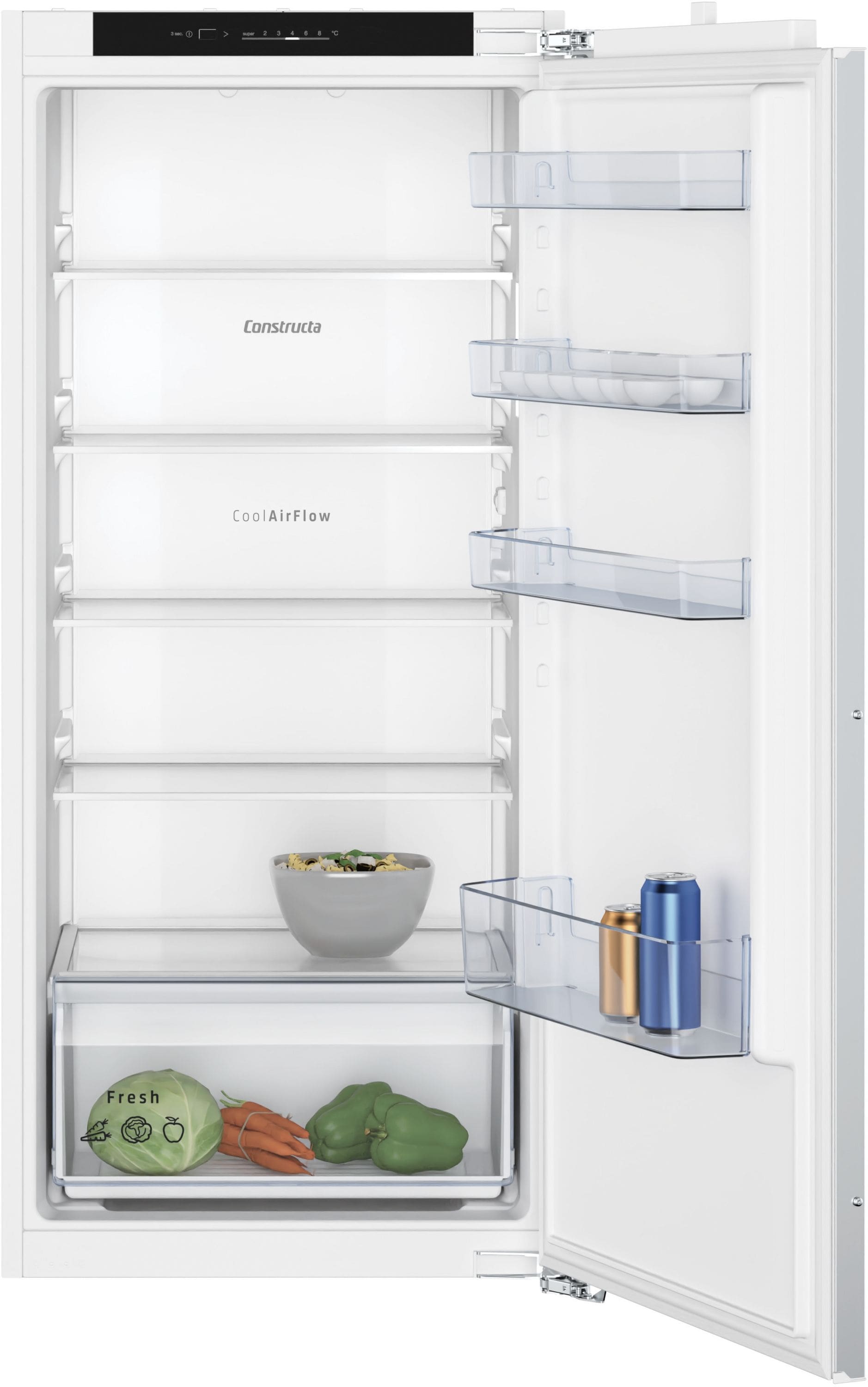 Constructa CK141EFE0 204 l 122,5 cm Einbaukühlschrank