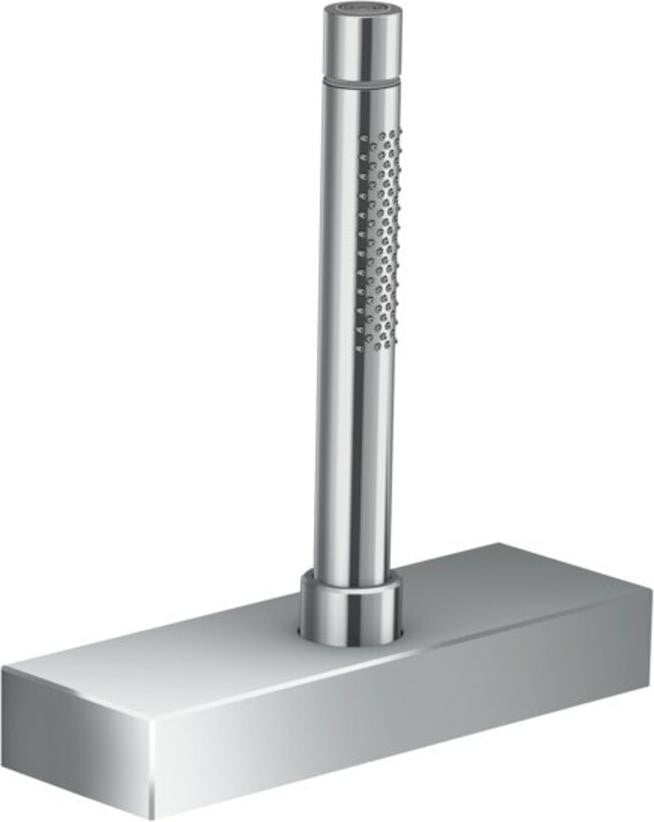 Axor Edge Wandset met sBox, vaste douchekop 2jet en handdouche, chroom