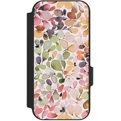 Nivocase Klapphülle für Google Pixel 11 Handyhülle aus Kunst Leder NIVOflip schwarz Muster Pattern (Google Pixel 11), Smartphone Hülle, Schwarz