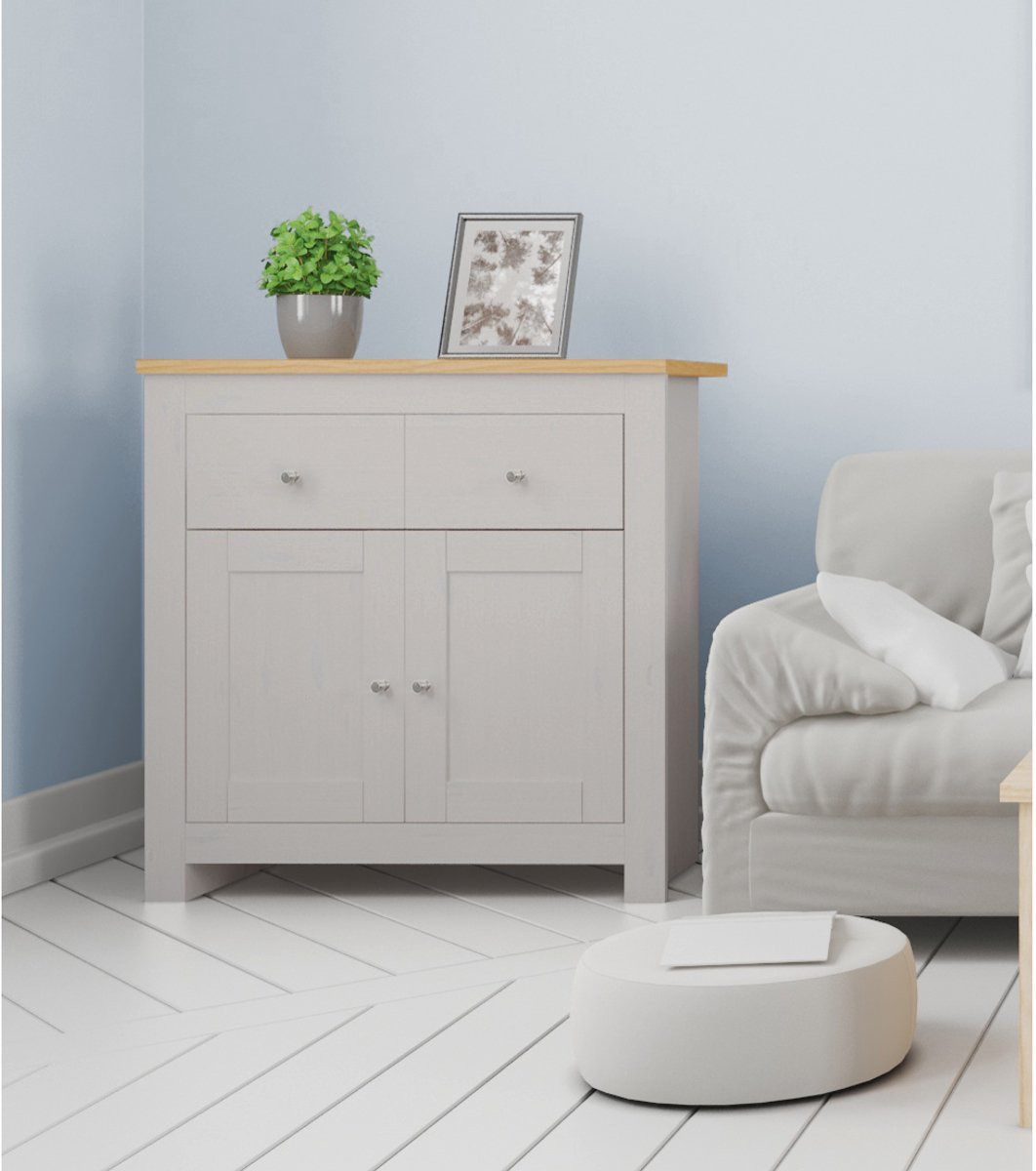Notio Living Chris-Bank 2-deurs Eikenhout