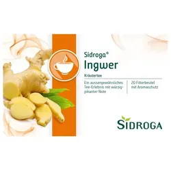 SIDROGA Ingwer Tee Filterbeutel 20X0.75 g
