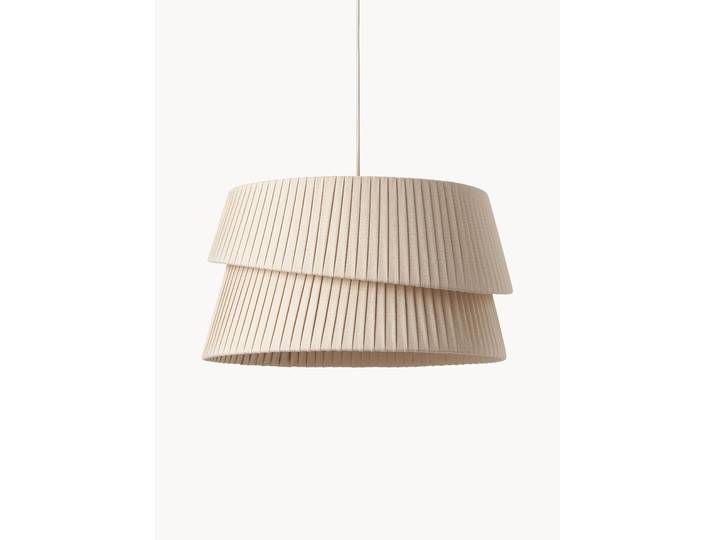 Pendelleuchte Nyla mit asymmetrischem Lampenschirm