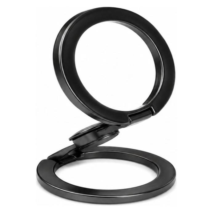 Evelatus Magnetischer Handy-Ringhalter aus Metall, schwarz (EVELATUS)