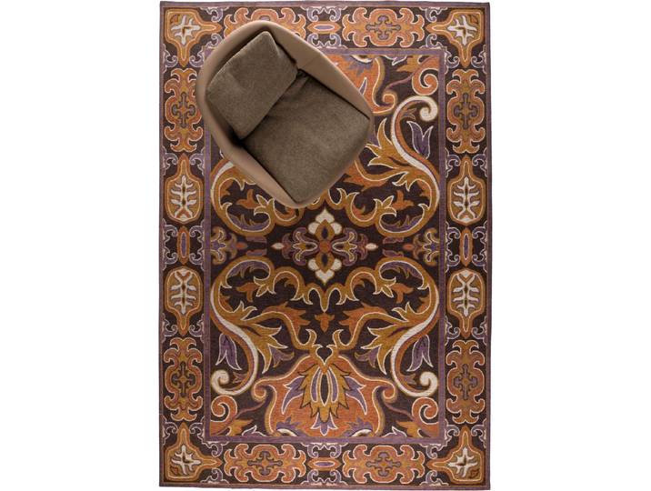 Dutchbone Bashmira Vloerkleed 160x230 - Oranje