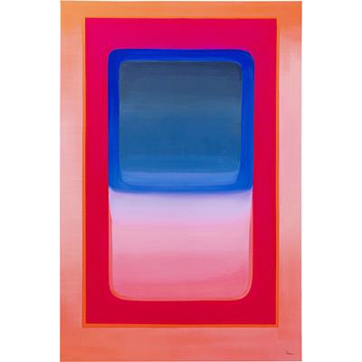 Leinwandbild KARE DESIGN "Leinwandbild Tendency Blush", bunt (farbe bild(er): rot, pink), B:100cm H:150cm T:3,5cm, Bilder, Leinwandbild
