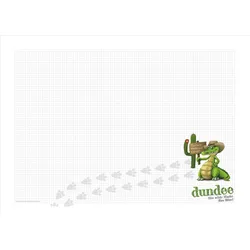 dundee Schreibtischunterlage 52,5 x 37,5 cm, weiß