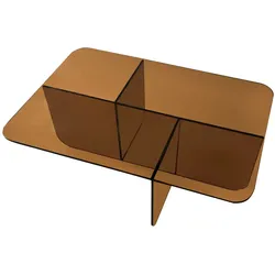 Couchtisch  Kabuto II , braun , Maße (cm): B: 70 H: 38,7