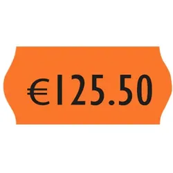 Printer Labels AS 1500er Pack Etiketten für Preis-/Warenauszeichner (orange - permanent) orange