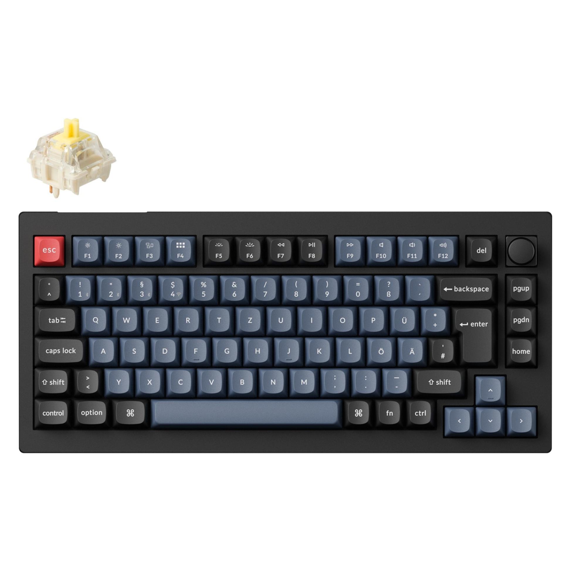 Keychron V1 Max (US, Kabelgebunden, Kabellos) (V1M-D4)