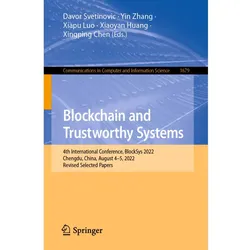Blockchain and Trustworthy Systems, Fachbücher