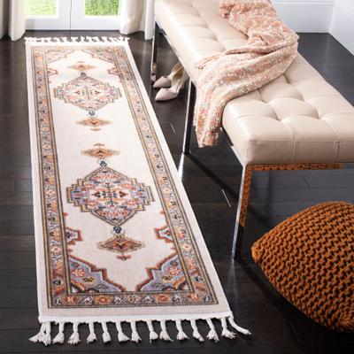 SAFAVIEH Farmhouse Karri Boho Tribal Polyester Rug