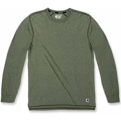 Carhartt, Arbeitsoberteil, Koszulka LWD LongSleeve CHIVE HEATHER (XL)