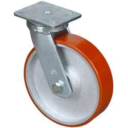 BS Rollen, Möbelrollen, Schwerlastrolle RR100.C10.300 Lenkrolle, Raddurchmesser 300 mm