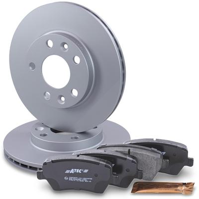 Bestprice Bremsscheiben + Bremsbeläge Vorderachse [Hersteller-Nr. 40372268] für Dacia