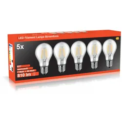 LED E27 5er Pack 7W 810 lm