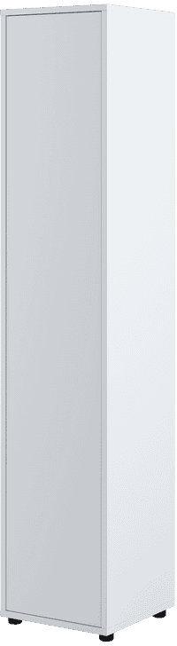 17 Stories Oneisha 1 Door Wardrobe White Matt 45cm W X 46cm D