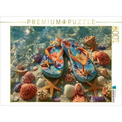 CALVENDO Puzzle Sehnsucht nach Sonne und Meer | 1000 Teile Lege-Größe 64x48cm Foto-Puzzle für glückliche Stunden
