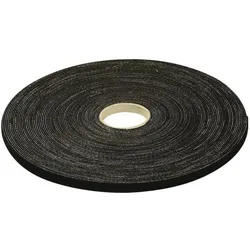Exertis Connect, Klettband, Klett-Montageband, 10 mm x 20,0 m, schwarz (10 mm)