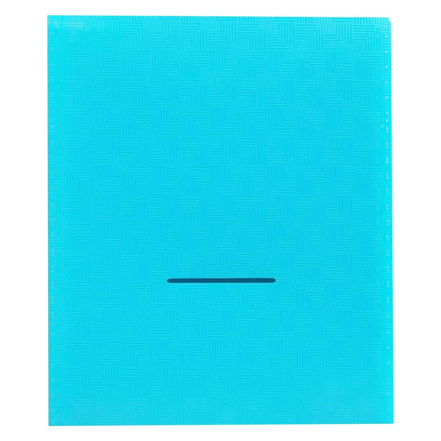 Exacompta Fächermappe Hochformat, 6 Fächer Recycling-PP, Kollektion Pop'N Co (A4) (55799E)