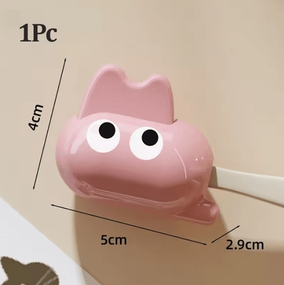 Inspire Curations Portable Protective Toothbrush Head Covers For Travel And Home pink